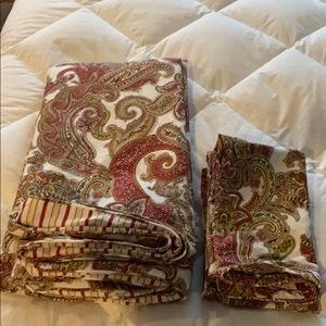 Ralph Lauren duvet cover and matching pillow shams